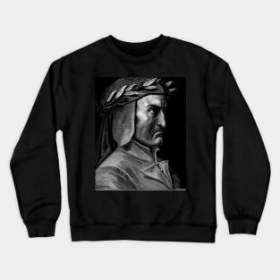 High Resolution Gustave Doré Illustration Dante Alighieri Portrait Crewneck Sweatshirt